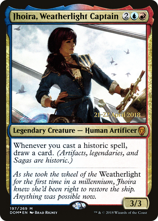 Jhoira, Weatherlight Captain (PDOM-197S) - Dominaria Promos Foil