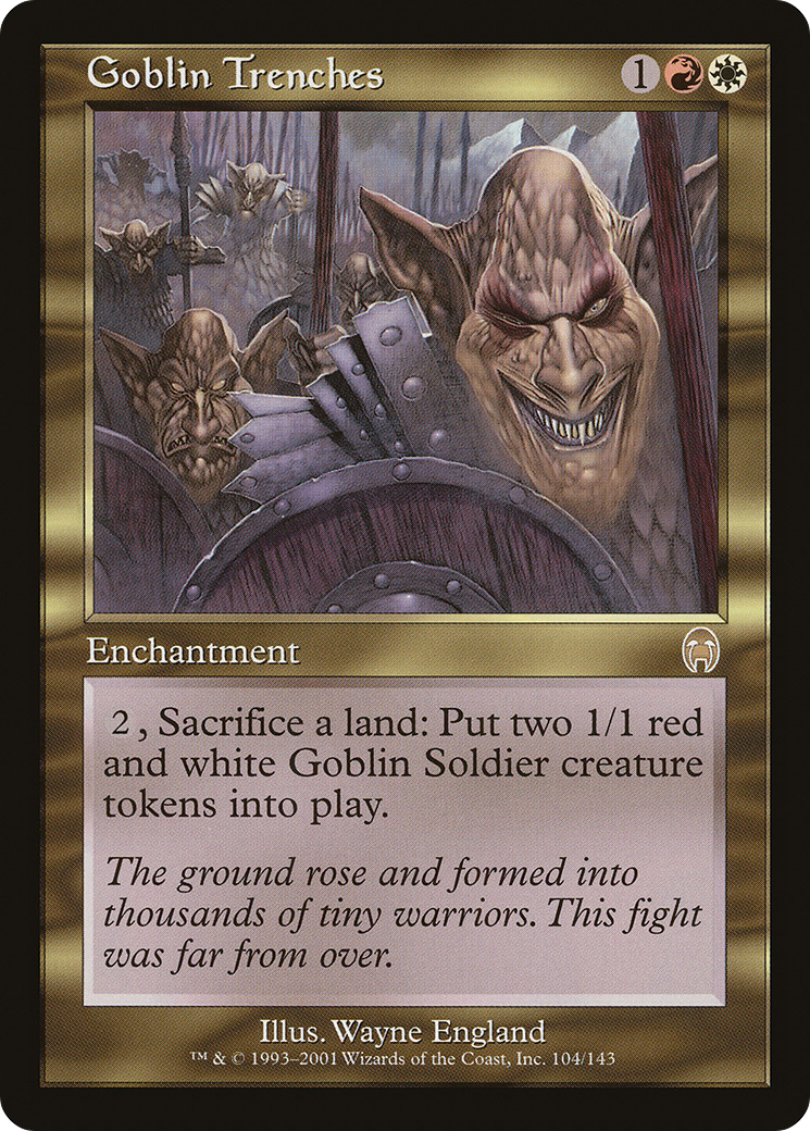 Goblin Trenches (APC-104) - Apocalypse Foil