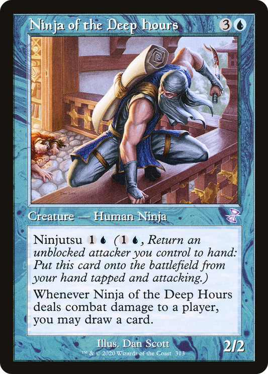 Ninja of the Deep Hours (TSR-313) - Time Spiral Remastered Foil