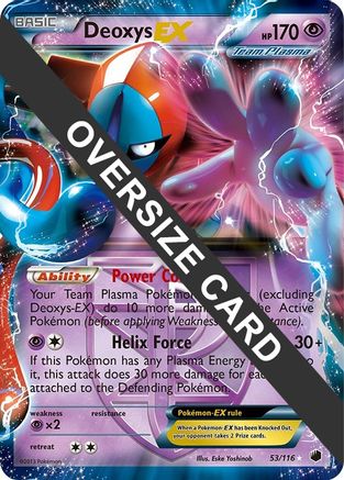 Deoxys EX - 53/116 (Plasma Freeze) 53 - Jumbo Cards Holofoil