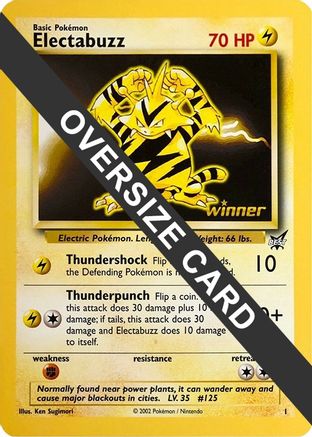 Electabuzz - 1 (Best of Game 1 Promo) 1 - Jumbo Cards