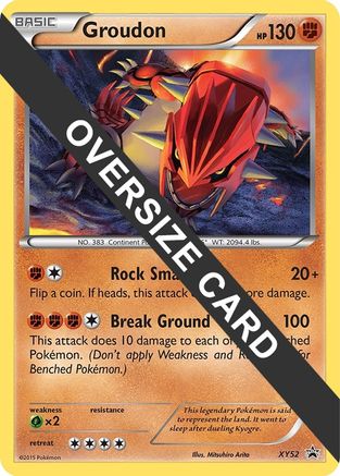 Groudon - XY52 (XY Black Star Promo) XY52 - Jumbo Cards Holofoil