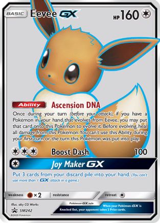 Eevee GX SM242 - SM Promos Holofoil - Promo