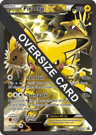 Pikachu EX - XY124 XY124 - Jumbo Cards