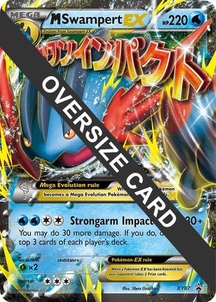 M Swampert EX - XY87 XY87 - Jumbo Cards Holofoil