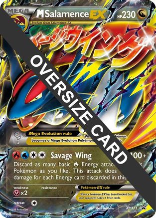 M Salamence EX - XY171 XY171 - Jumbo Cards Holofoil