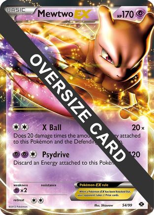 Mewtwo EX - 54/99 54 - Jumbo Cards Holofoil