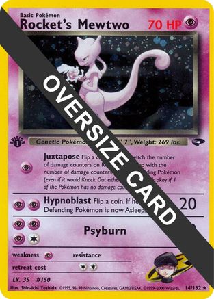 Rocket's Mewtwo - 14/132 14 - Jumbo Cards