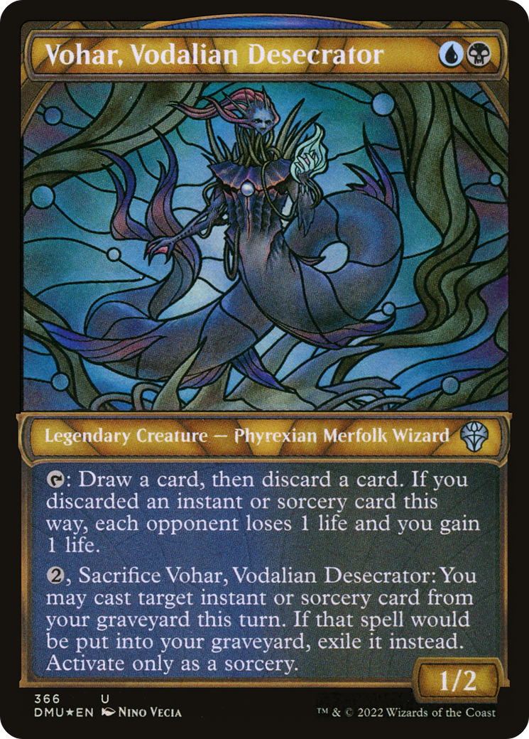 Vohar, Vodalian Desecrator (DMU-366) - Dominaria United: (Showcase) Foil