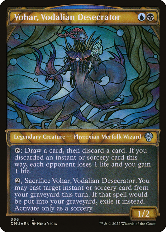 Vohar, Vodalian Desecrator (DMU-366) - Dominaria United: (Showcase) Foil