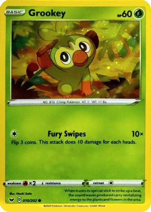 Grookey 010/202 - Blister Exclusives Holofoil - Promo