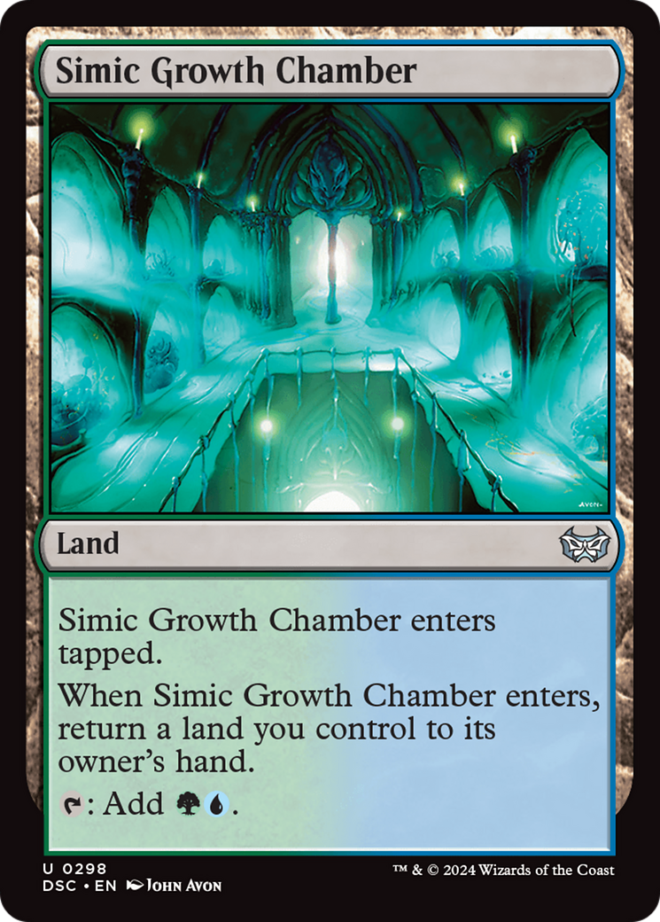 Simic Growth Chamber (DSC-298) - Duskmourn: House of Horror Commander