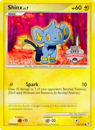 Shinx (City Championships) (98/130) - Nintendo Promos  - Promo