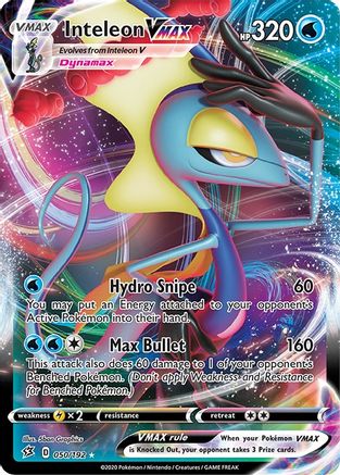 Inteleon VMAX 050/192 - SWSH02 Rebel Clash Holofoil - Ultra Rare