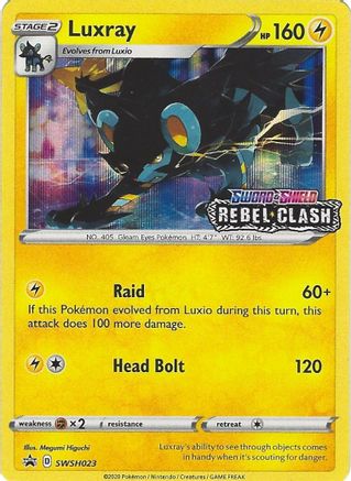 Luxray SWSH023 - SWSH Sword & Shield Promo Cards Holofoil - Promo