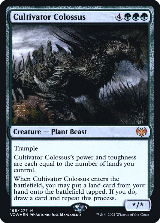 Cultivator Colossus (PVOW-195S) - Innistrad: Crimson Vow Promos Foil