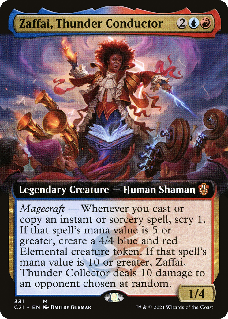 Zaffai, Thunder Conductor (C21-331) - Commander 2021: (Extended Art)