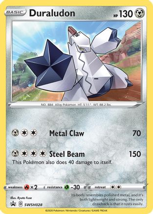 Duraludon SWSH028 - SWSH Sword & Shield Promo Cards Holofoil - Promo
