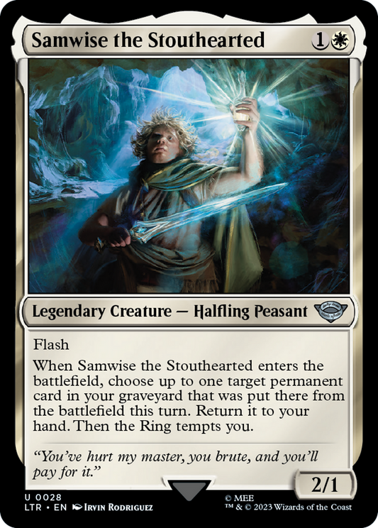 Samwise the Stouthearted (LTR-028) - The Lord of the Rings: Tales of Middle-earth Foil