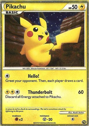 Pikachu (English) PW - Pikachu World Collection Promos Holofoil