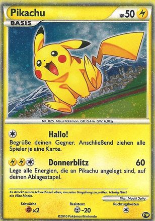 Pikachu (German) (PW/null) - Pikachu World Collection Promos Holofoil - Promo