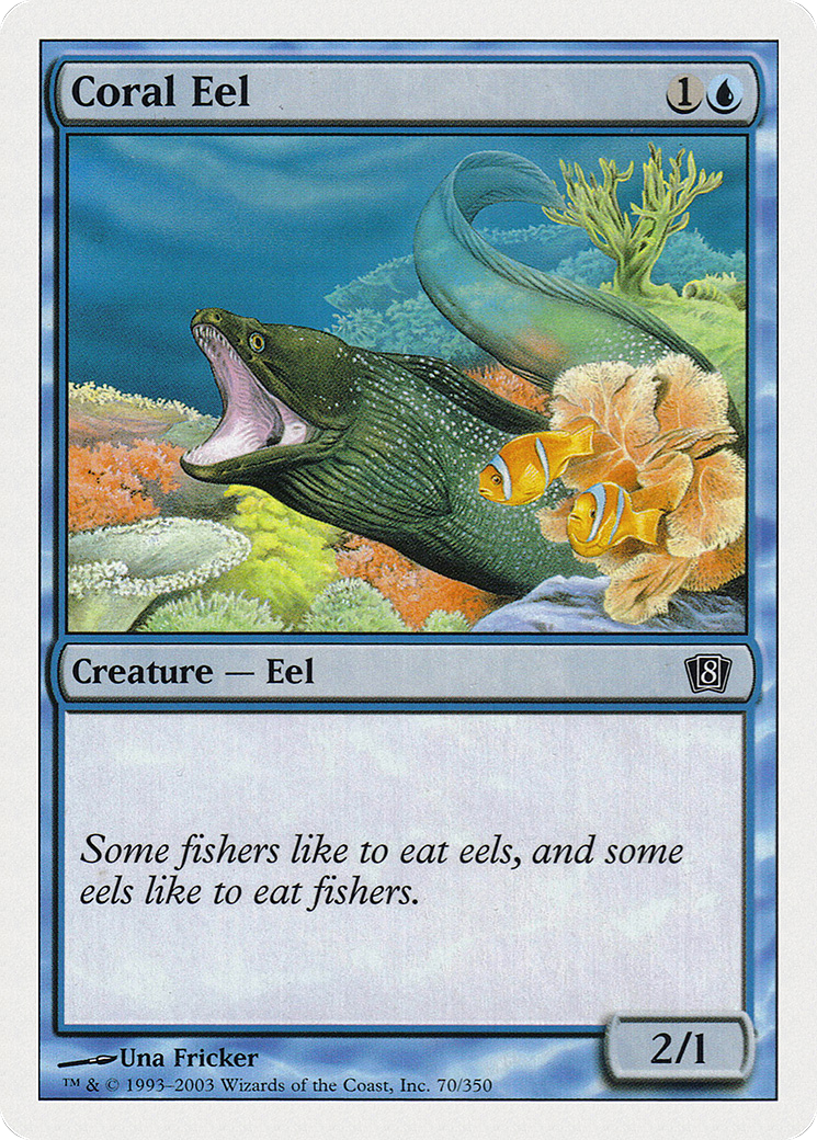 Coral Eel (8ED-070) - Eighth Edition