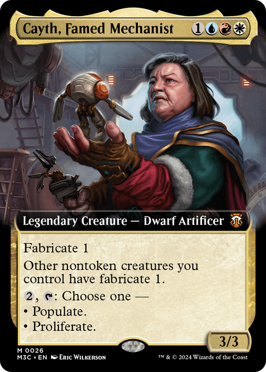 Cayth, Famed Mechanist (M3C-026) - Modern Horizons 3 Commander: (Extended Art)