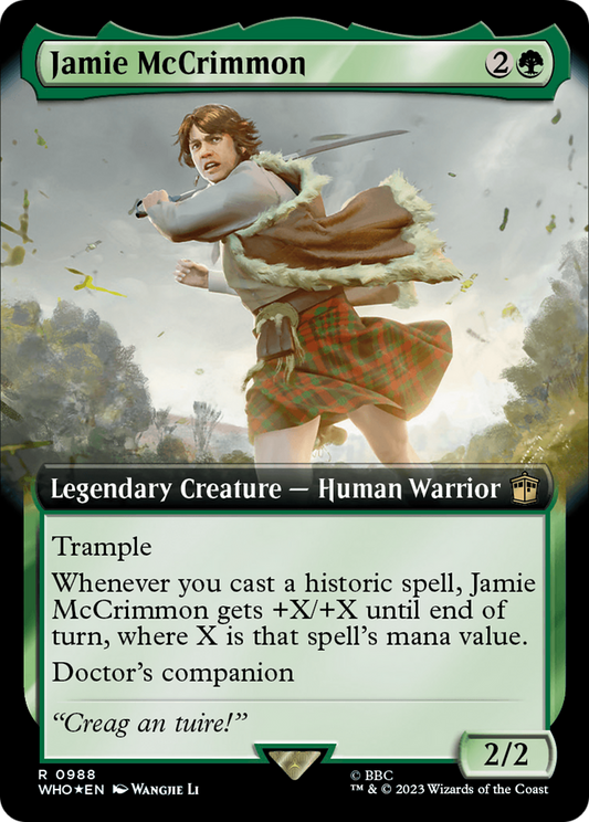 Jamie McCrimmon (Extended Art) (Surge Foil) (WHO-988) - Doctor Who: (Extended Art) Foil