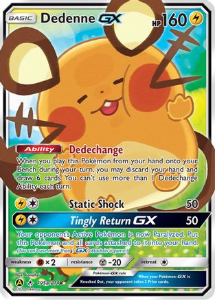 Dedenne GX (195a/214) - Alternate Art Promos Holofoil - Promo