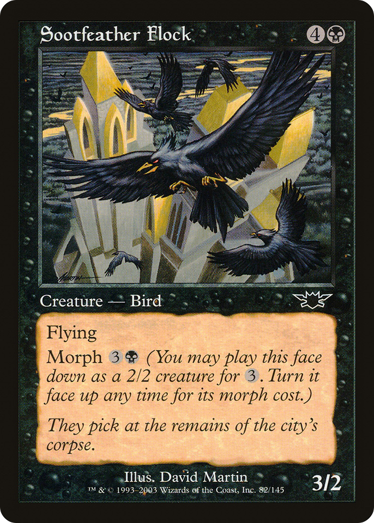 Sootfeather Flock (LGN-082) - Legions Foil