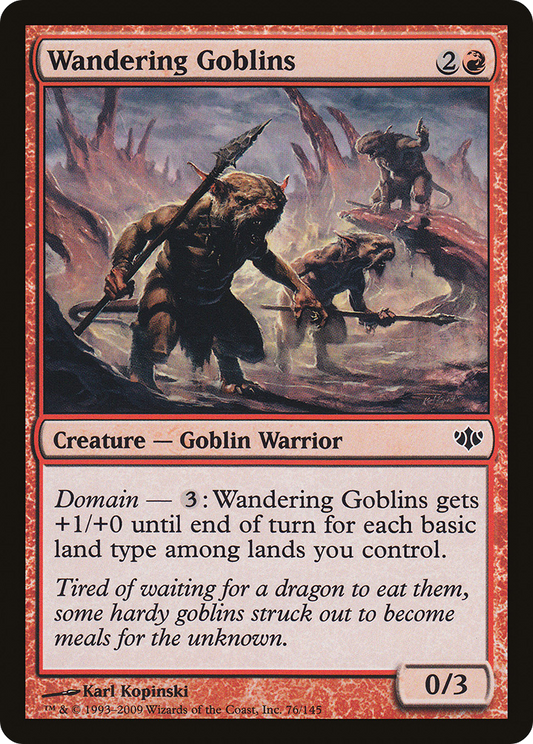 Wandering Goblins (CON-076) - Conflux Foil