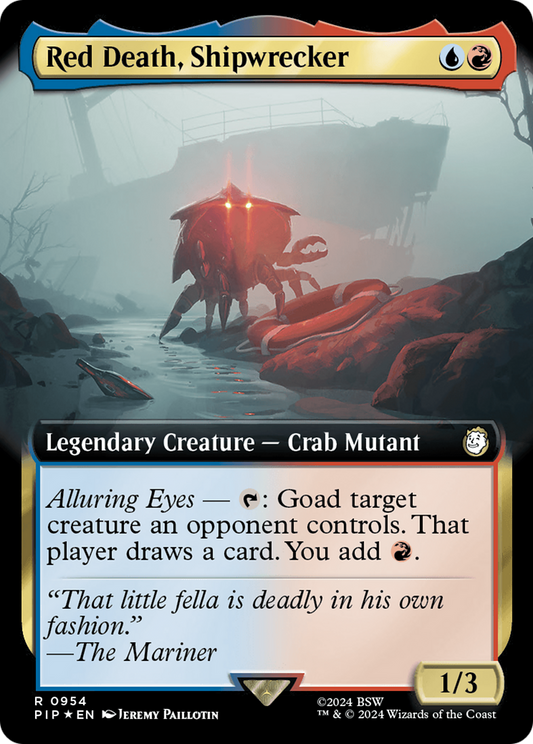 Red Death, Shipwrecker (PIP-954) - Fallout: (Extended Art) Foil