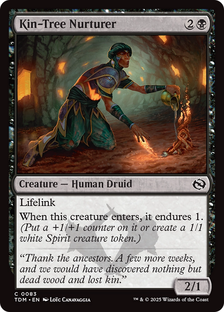 Kin-Tree Nurturer  (TDM-083) - Tarkir: Dragonstorm Foil