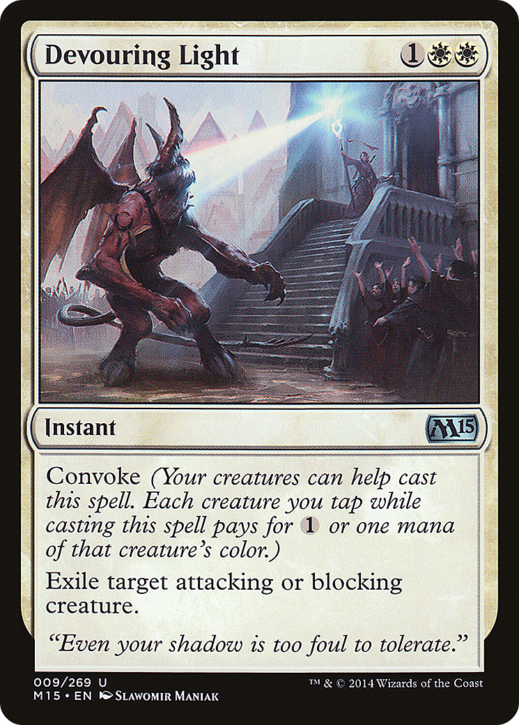 Devouring Light (M15-009) - Magic 2015 Foil