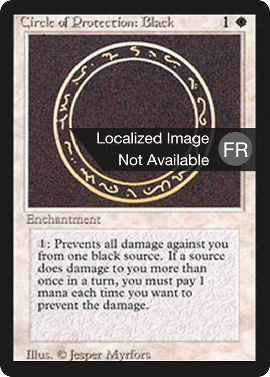 Circle of Protection: Black (FBB-009) - Foreign Black Border