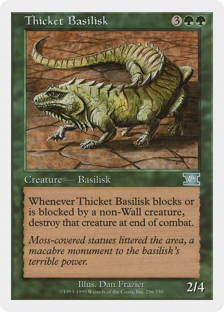 Thicket Basilisk (6ED-256) - Classic Sixth Edition