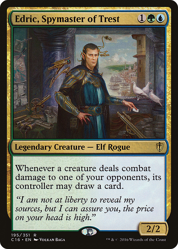 Edric, Spymaster of Trest (C16-195) - Commander 2016