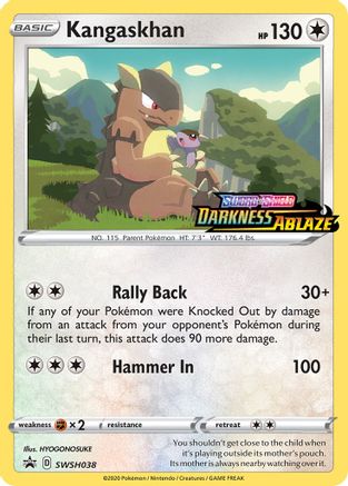 Kangaskhan SWSH038 - SWSH Sword & Shield Promo Cards Holofoil - Promo