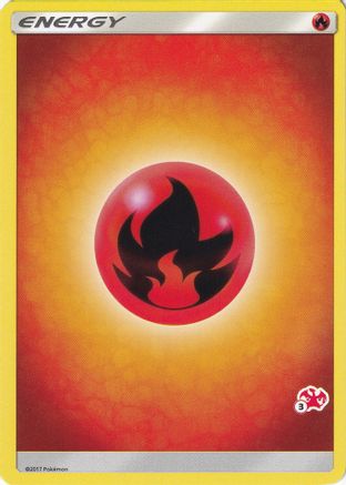 Fire Energy (#3 Charizard Stamped)  - Battle Academy Normal