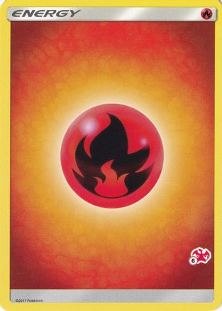 Fire Energy (#6 Charizard Stamped)  - Battle Academy Normal
