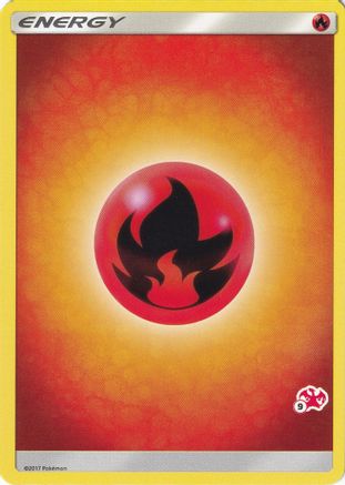 Fire Energy (#9 Charizard Stamped)  - Battle Academy Normal