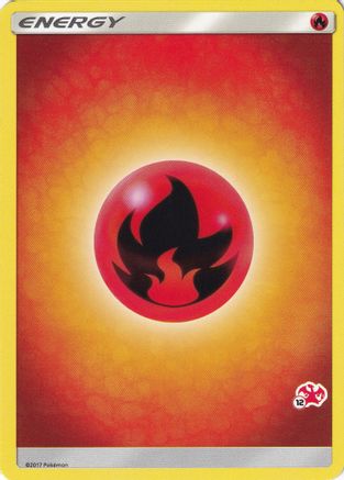 Fire Energy (#12 Charizard Stamped)  - Battle Academy Normal