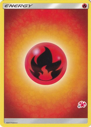 Fire Energy (#17 Charizard Stamped)  - Battle Academy Normal