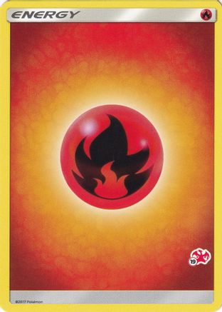 Fire Energy (#19 Charizard Stamped)  - Battle Academy Normal