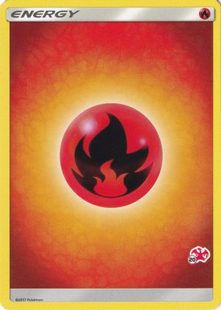 Fire Energy (#20 Charizard Stamped)  - Battle Academy Normal