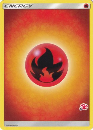Fire Energy (#29 Charizard Stamped)  - Battle Academy Normal
