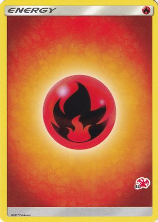 Fire Energy (#32 Charizard Stamped)  - Battle Academy Normal