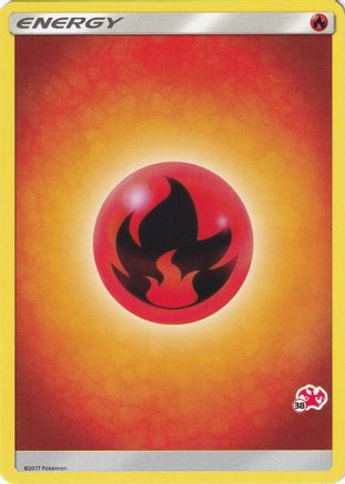 Fire Energy (#38 Charizard Stamped)  - Battle Academy Normal