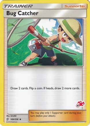 Bug Catcher - 189/236 (#47 Charizard Stamped)  - Battle Academy Normal - Promo