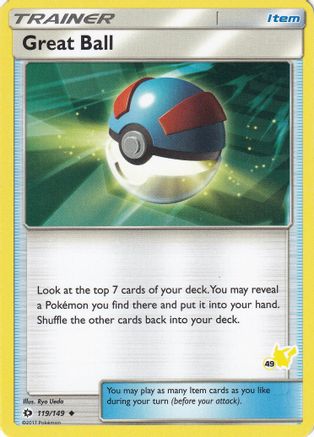 Great Ball - 119/149 (#49 Pikachu Stamped)  - Battle Academy Normal